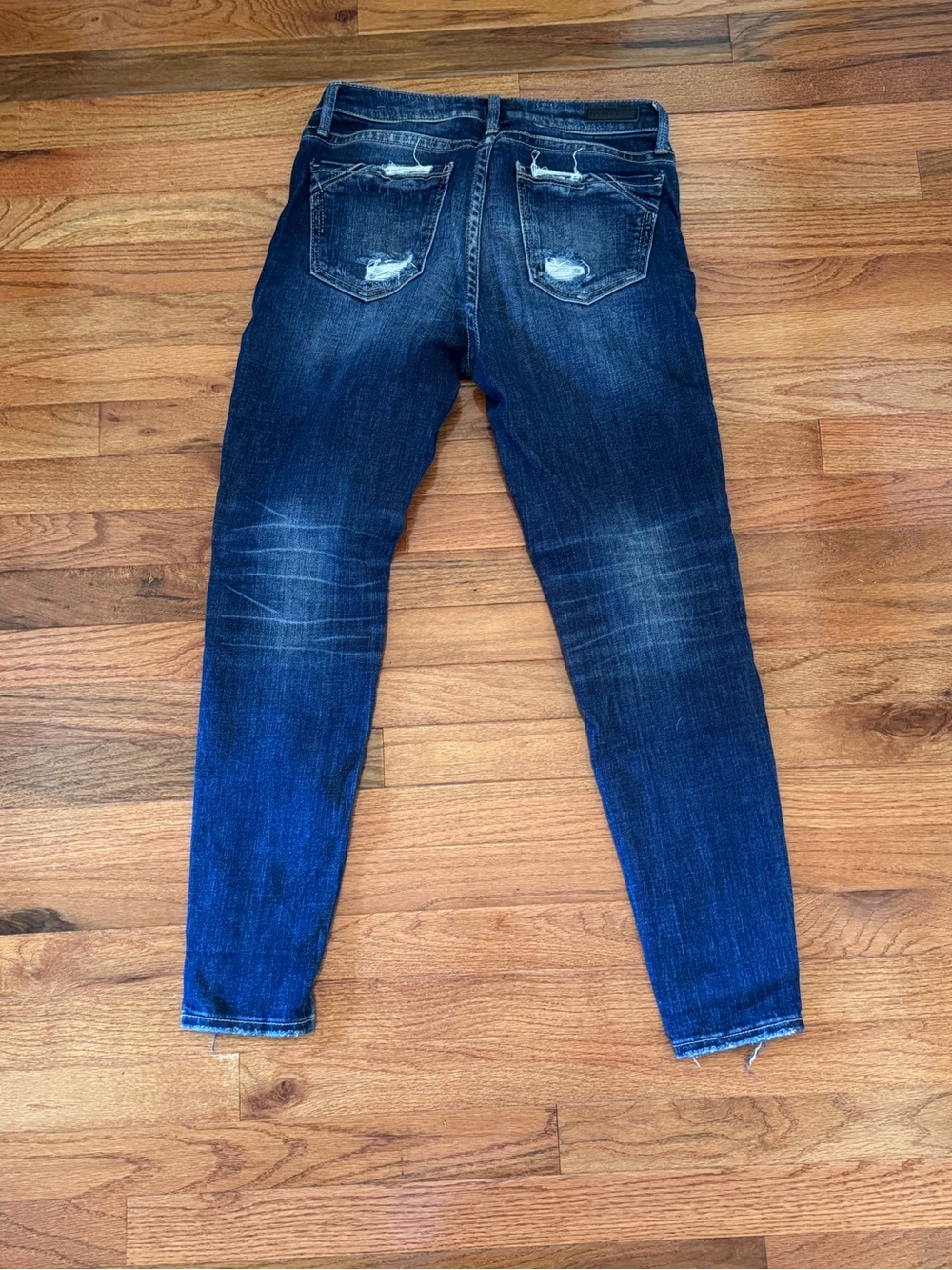Buckle Black Dark Wash Ankle Skinny Jeans - Picture 3 of 9